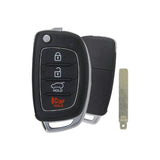 2013-2016 Hyundai Santa Fe | 4-Button Flip Key Remote - Main photo