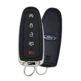 2013-2020 Ford / Lincoln / 5 Button Smart Key / 4D63 / PN: 5923790 / FCC ID: M3N-5WY8609 / HU101 / Concave Position / OEM REFURB