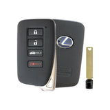 2013-2020 Lexus ES300  GS350  4-Button Smart-Key OEM - front, back and emergency key