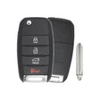 2014-2016 Kia Forte 4-Button Flip Key 95430-A7400 OSLOKA-870T - Aftermarket