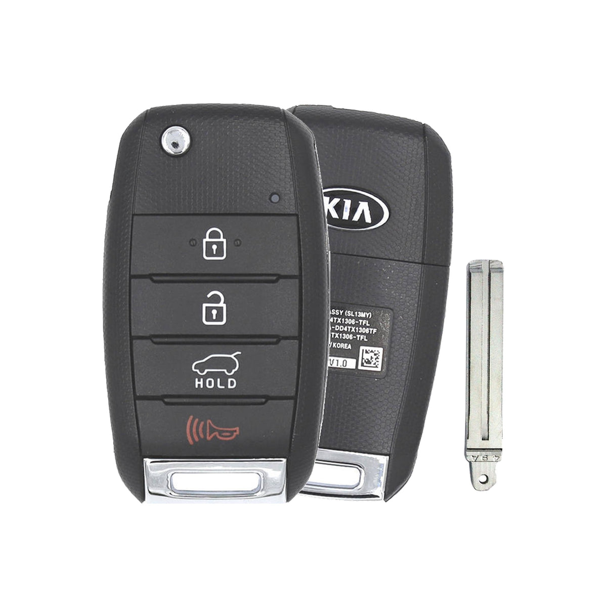 2014-2016 Kia Sportage 4-Button Remote Key - Refurbished