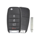 2014-2016 Kia Sportage 4-Button Remote Key - Recase