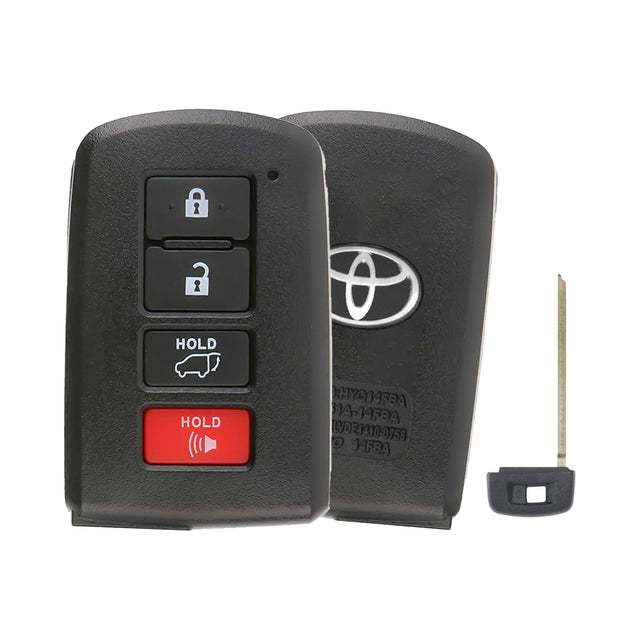 2014-2021 Toyota Highlander | Sequoia | 4-Button Smart Key