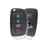 2015-2017 Hyundai Sonata | 4-Button Flip Key - Brand New