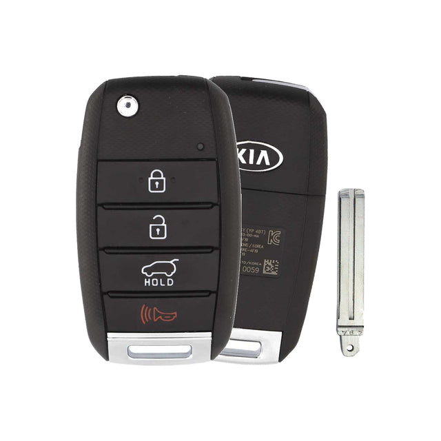 2015-2018 Kia Sedona | 4-Button Flip Key - Refurbished