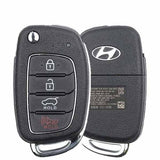 2015-2019 Hyundai Santa Fe / 4-Button Flip Key / PN: 95430-2W110 / TQ8-RKE-4F31 / HY18R / OEM