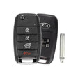 2016-2019 Kia Sportage | Remote Flip Key 4-Button Hatch | With Transponder 4D60 - Refurbished