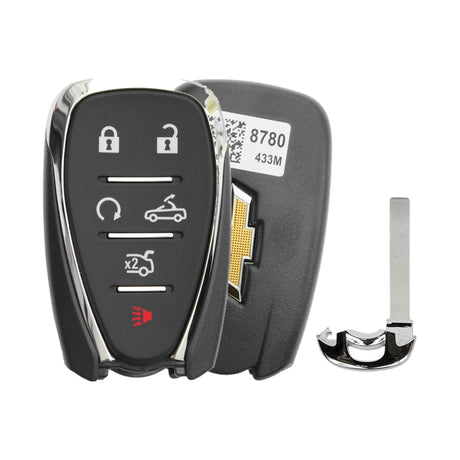 2016-2020 Chevrolet Camaro  6-Button Smart Key OEM - front, back and emergency key