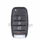 2016-2020 Kia Optima / 4-Button Flip Key / PN: 95430-D4010 / SY5JFRGE04 / AFTERMARKET