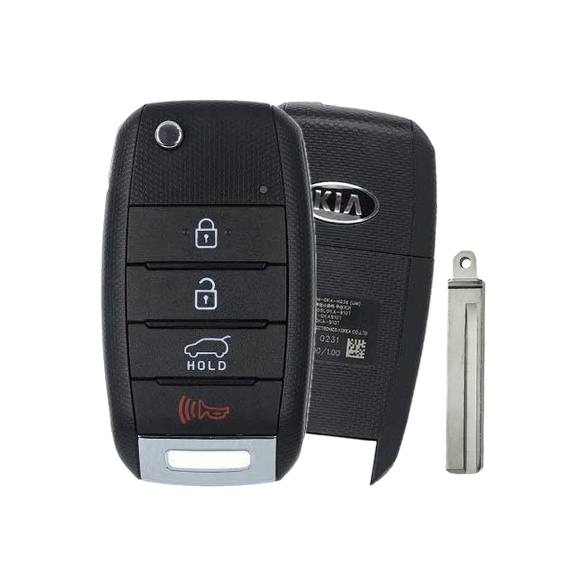 2016-2020 Kia Sorento | 4-Button Flip Key