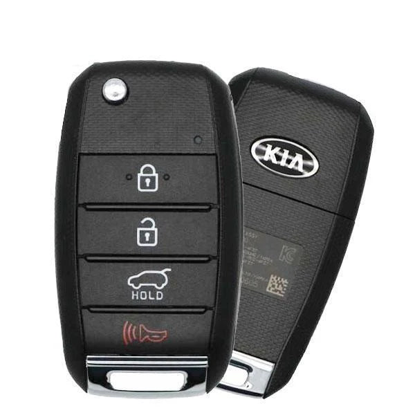 2016-2019 Kia Sportage / Remote Flip Key 4B Hatch / With Transponder 4D60 / PN: 95430-D9000 / TQ8-RKE-4F27 / OEM REFURB