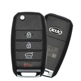2016-2020 Kia Sportage Remote Flip Key 4B Hatch / Non-Transponder / PN: 95430-D9100 / TQ8-RKE-4F27 / OEM