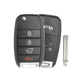 2016-2020 Kia Sportage Remote Flip Key 4-Button Hatch | Non-Transponder - Refurbished