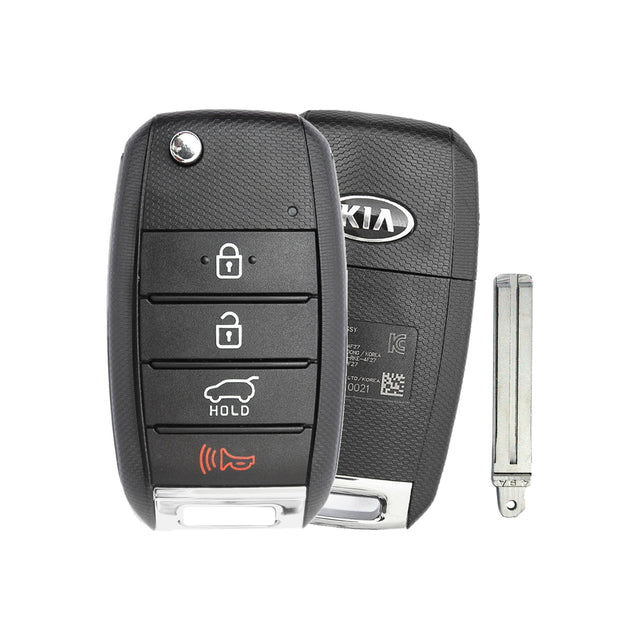 2016-2020 Kia Sportage Remote Flip Key 4-Button Hatch | Non-Transponder - Refurbished