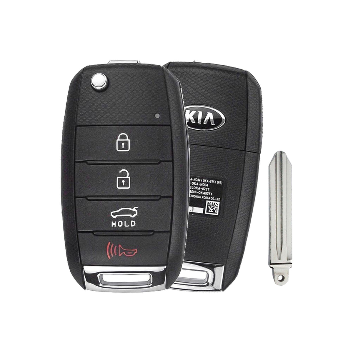 2017-2018 Kia Forte | 4-Button Flip Key - Refurbished