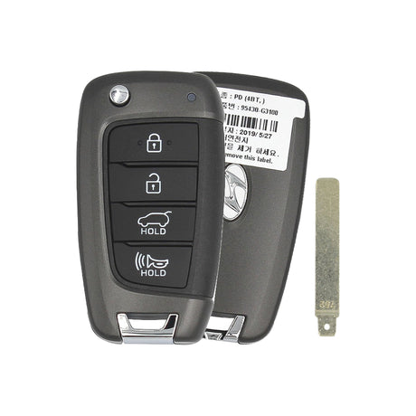 2017-2019 Hyundai Elantra GT | 4-Button Flip Key - Refurbished