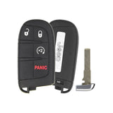2017-2026 Jeep Compass  4-Button Smart Key OEM - front, back and emergency key