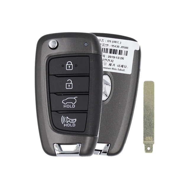 2018-2021 Hyundai Kona | 4-Button Flip Key - Refurbished