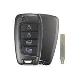 2018-2021 Hyundai Accent | 4-Button Flip Key - Recase