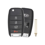 2018-2023 Kia Rio Remote Flip Key 4-Button Trunk - Refurbished