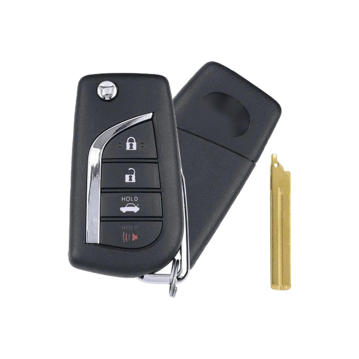2018-2026 Toyota Camry | Corolla | 4-Button Remote Flip Key | HYQ12BFB | HYQ12BGF - Main photo