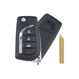 2018-2026 Toyota Camry | Corolla | 4-Button Remote Flip Key | HYQ12BFB | HYQ12BGF - Main photo