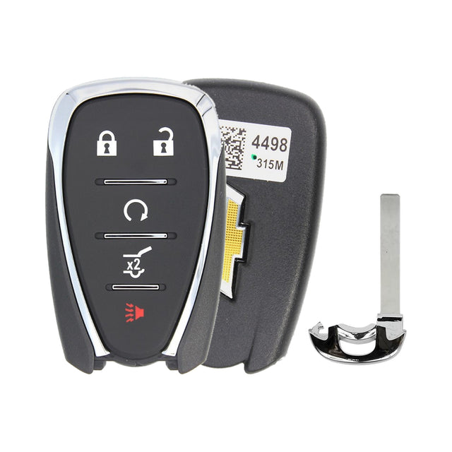 2018-2024 Chevrolet Equinox  5-Button Smart Key OEM - front, back and emergency key