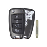 2019-2021 Hyundai Veloster | 4-Button Flip Key - Refurbished