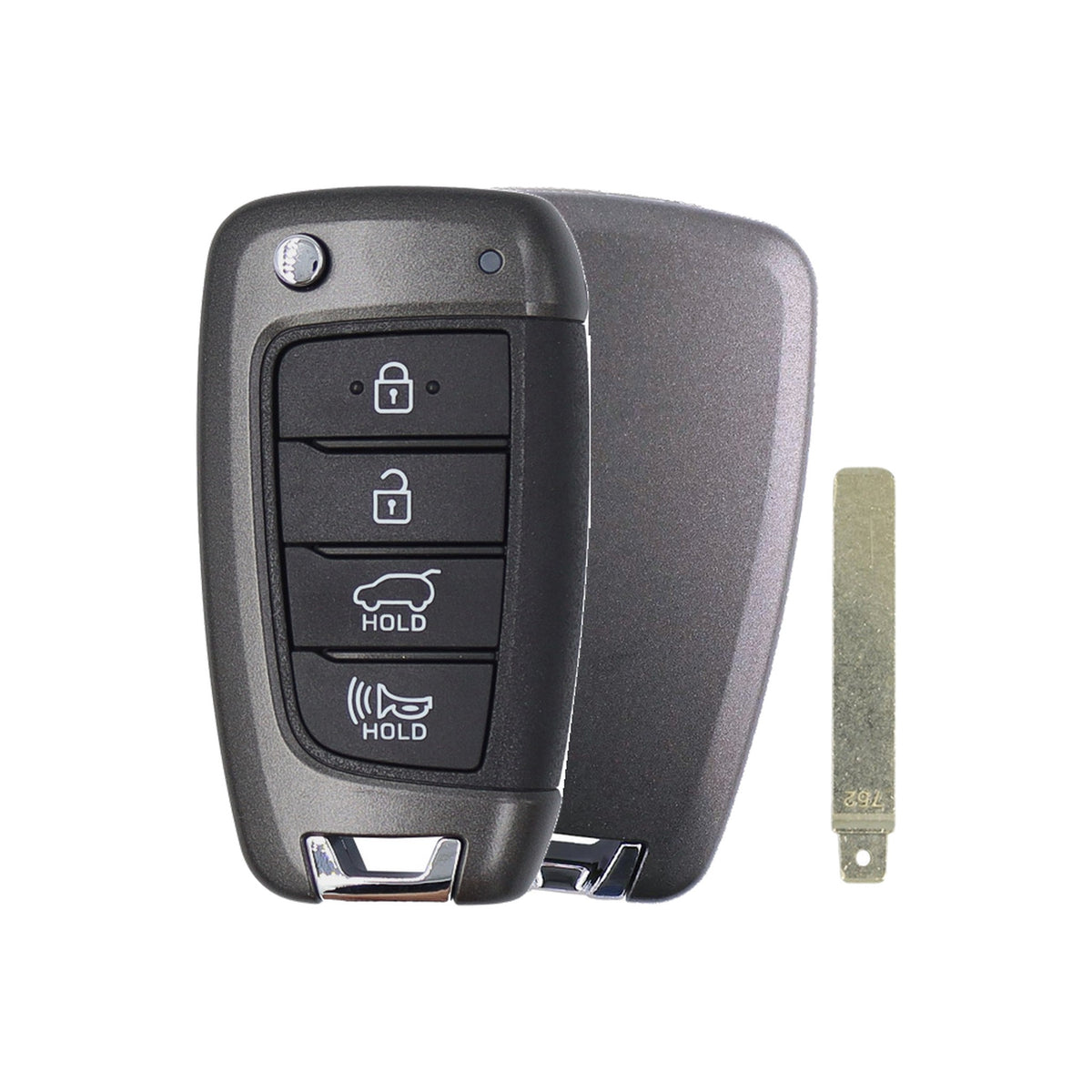 2019-2021 Hyundai Veloster | 4-Button Flip Key - Recase