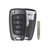 2019-2021 Hyundai Veloster | 4-Button Flip Key - Refurbished