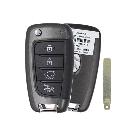 2019-2021 Hyundai Veloster | 4-Button Flip Key - Refurbished