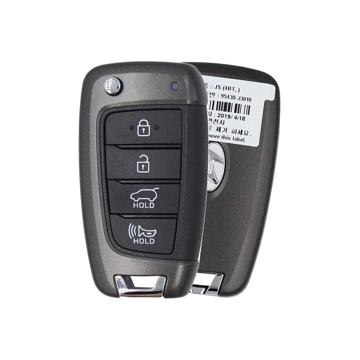2019-2021 Hyundai Veloster | 4-Button Flip Key - Brand New