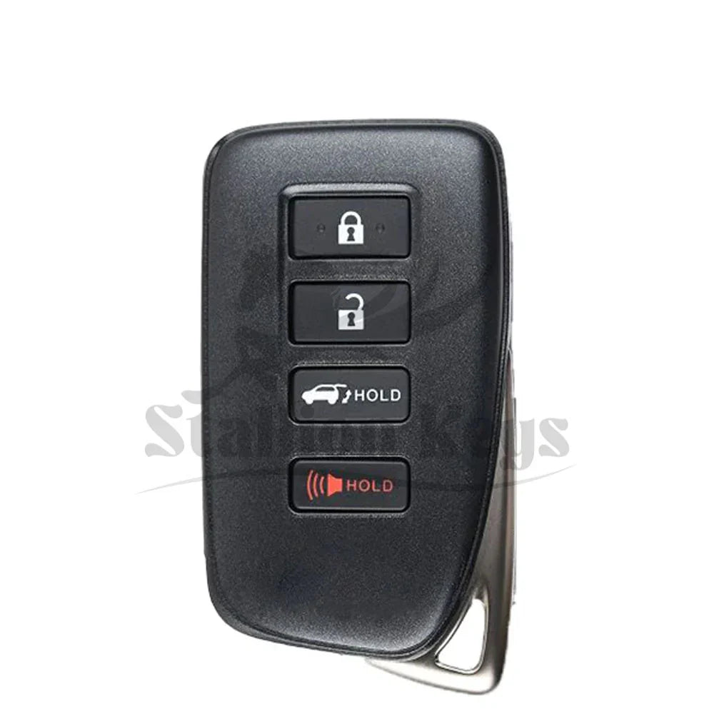 2016-2020 Lexus RX350 / RX450h / 4 Button Smart Key / PN: 89904-0E160 / HYQ14FBB / G Board 0010 / AFTERMARKET