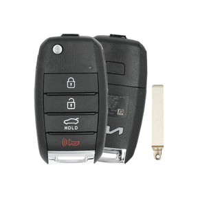 2020-2023 Kia Rio Remote Flip Key 4-Button Trunk w/ Transponder - Refurbished