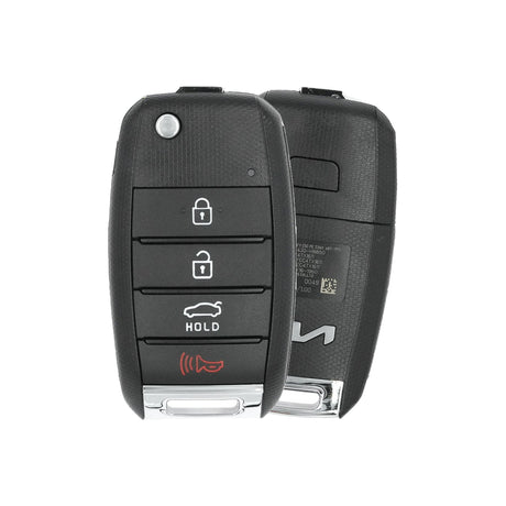 2020-2023 Kia Rio Remote Flip Key 4-Button Trunk w/ Transponder - Brand New