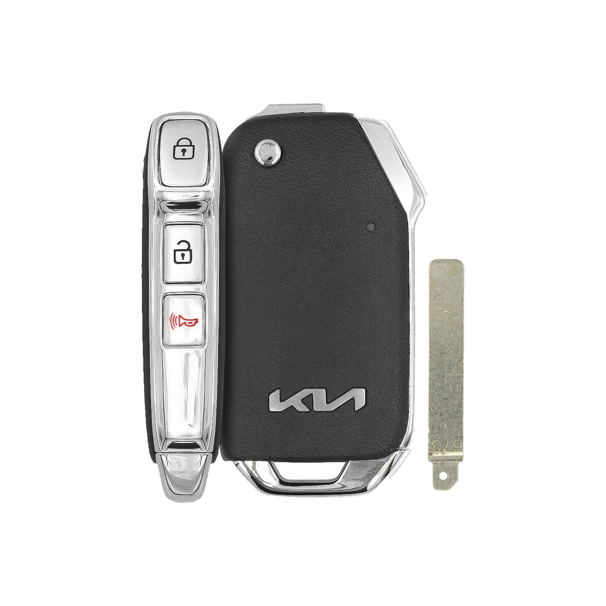 2020-2025 Kia Sorento Sportage 3-Button Flip Key - Refurbished