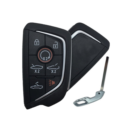 2020-2025 Chevrolet Corvette C8 7-Button Smart Key - Recase (no logo)