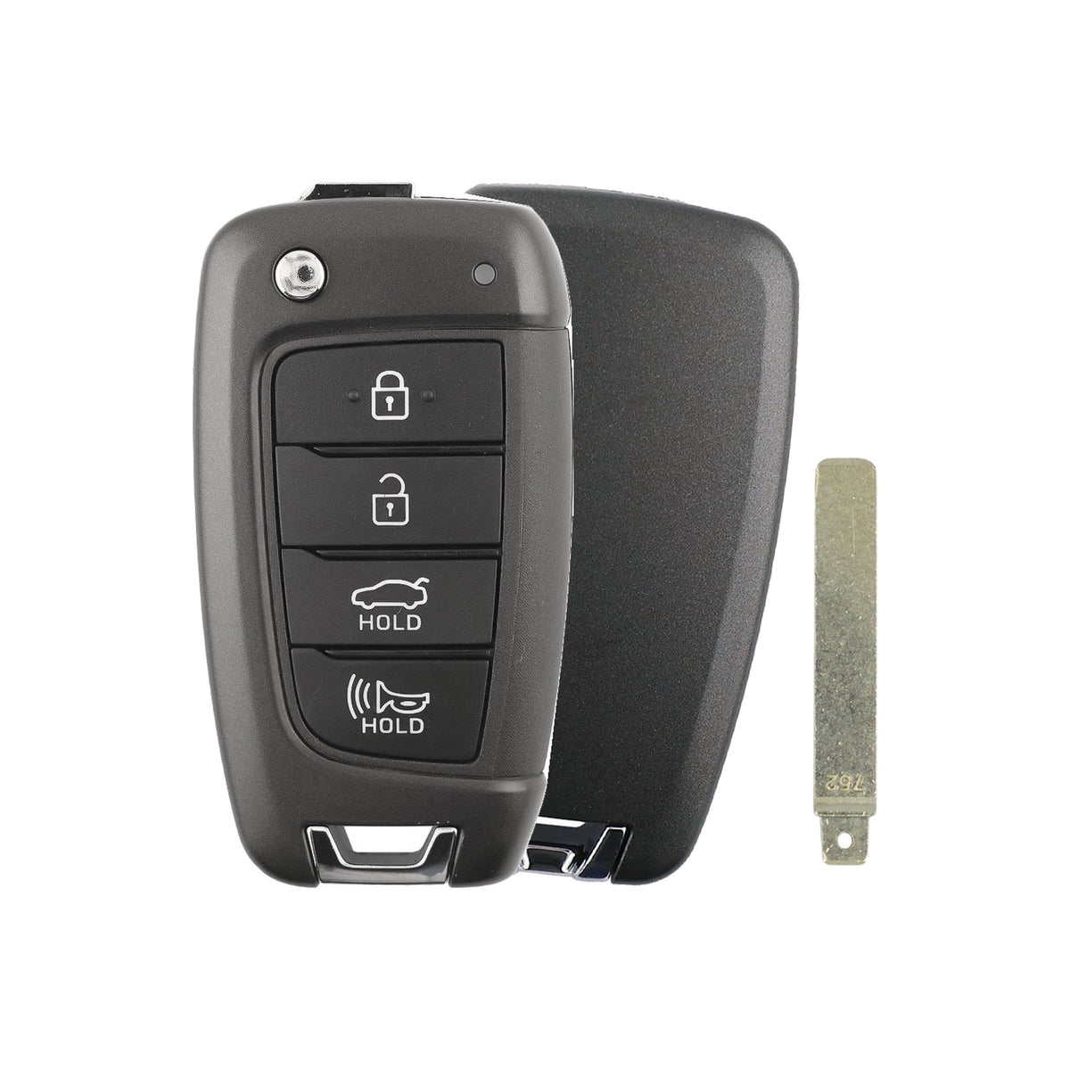 2021-2022 Hyundai Accent | 4-Button Flip Key - Recase