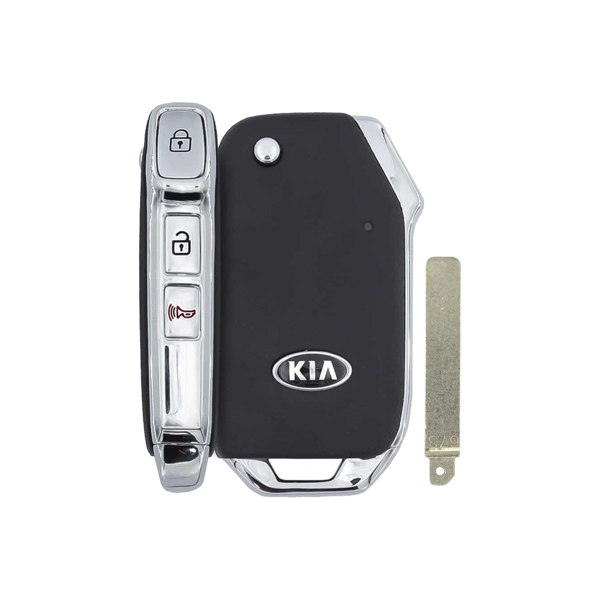 2021-2023 Kia Seltos | 3-Button Flip Key - Refurbished