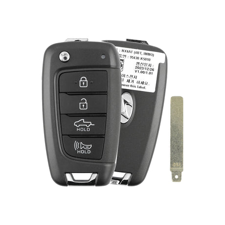 2021-2024 Hyundai Santa Cruz | 4-Button Remote Flip Key - Refurbished