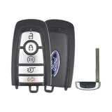 2022-2024 Ford  Lincoln  5-Button Smart Key OEM - front, back and emergency key