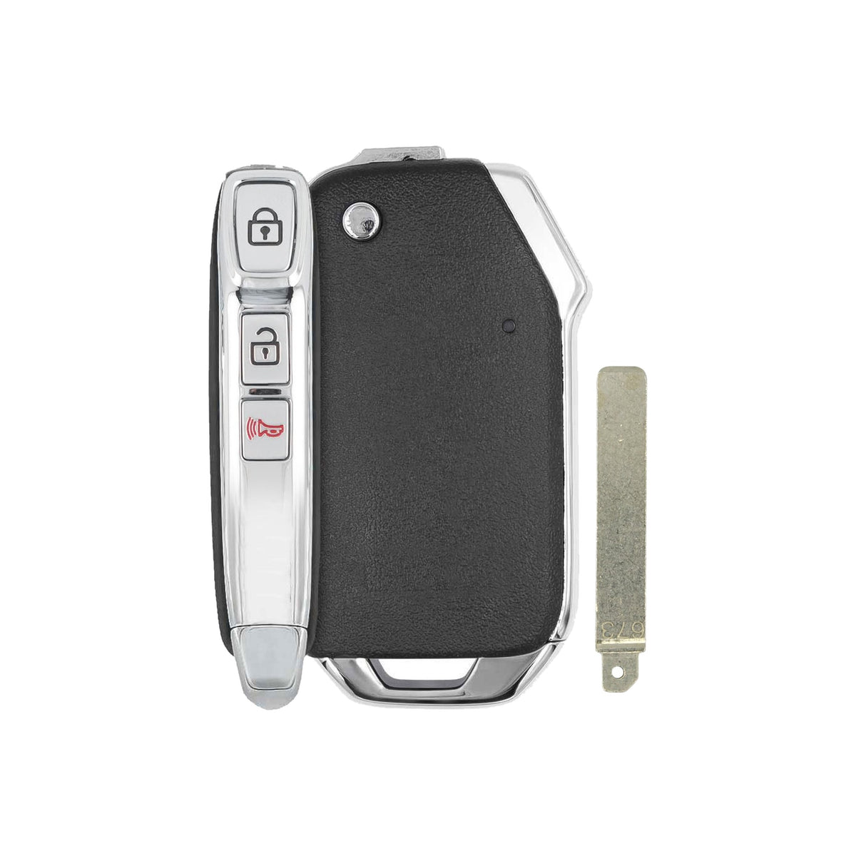 2022-2026 Kia Niro | 3-Button Flip Remote Key - Recase