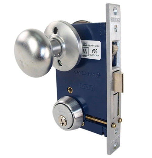 Maxtek - Heavy Duty ORNAMENTAL Iron Gate Double Cylinder Mortise Lockset 2-1/2