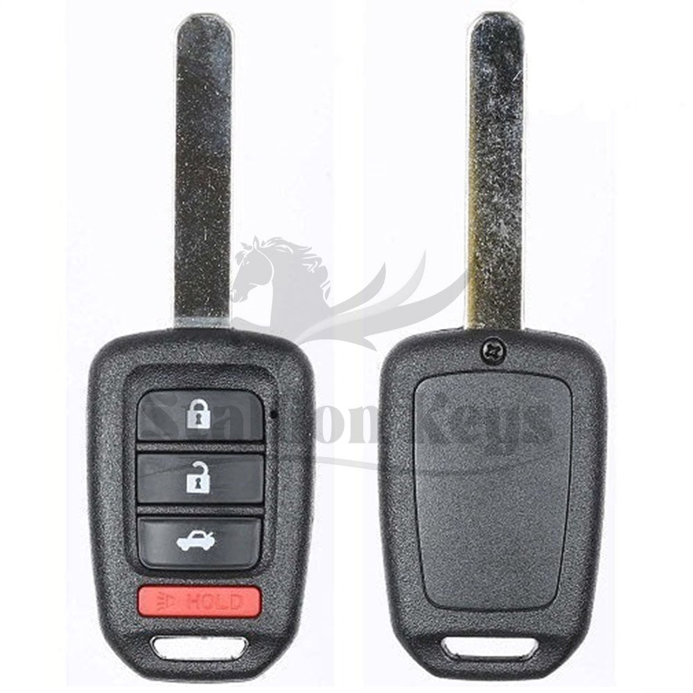 2016-2020 Honda Accord / Civic / 4-Button Remote Head Key / MLBHLIK6-1TA / 434 MHz / AFTERMARKET