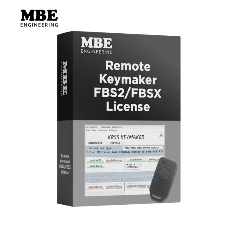 FBS2/FBSX (One Button Remote) License