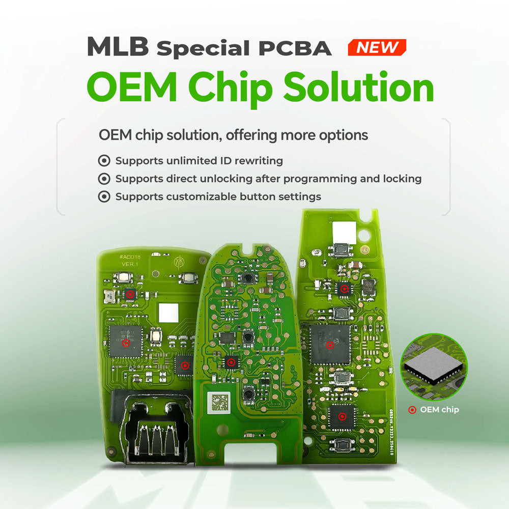 Xhorse - XSMA4YEN / MLB Smart Remote Key for Audi A4 Model Specific PCB 3 Buttons