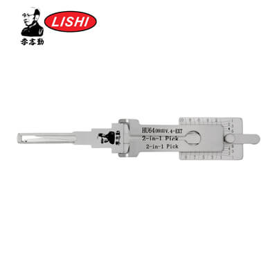 ORIGINAL LISHI - HU64-8910 V4 Mercedes Benz / 10-Cut / 2-in-1 Pick & Decoder / AG / Exterior