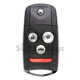 2007-2008 Acura TL 4-Button Flip Key / PN: 35111-SEP-306 / OUCG8D-439H-A / AFTERMARKET
