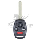 2006-2013 Honda Civic / 4-Button Remote Head Key / PN: 35111-SVA-306 / N5F-S0084A / AFTERMARKET