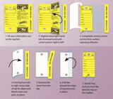 Self-Laminating Self Protecting Versa Tags Key Tags with Rings (250 per Box)